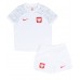 Cheap Poland Home Football Kit Children World Cup 2022 Short Sleeve (+ pants)